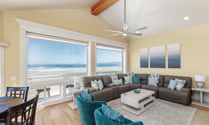 Oceano House | Ocean Dreams! Beach Front Home 4 bed/6 bath Sleeps 10