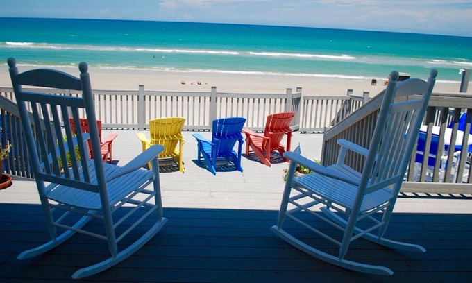Bethune Beach House | OCEAN FRONT RETREAT. Great for large families. 30-day minimum rental.