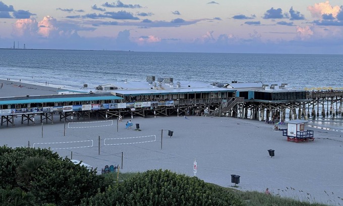 Avon By The Sea Condo | Ocean View Penthouse Level in Cocoa Beach - Next to Pier!