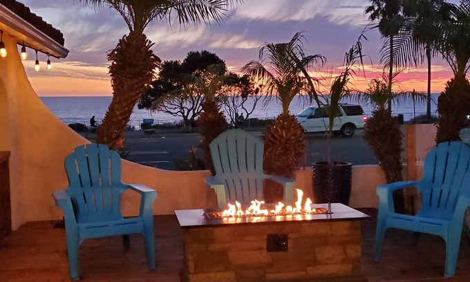 Carlsbad House | Oceanfront Beach Cottage with private yard, and 50 yards too the sand