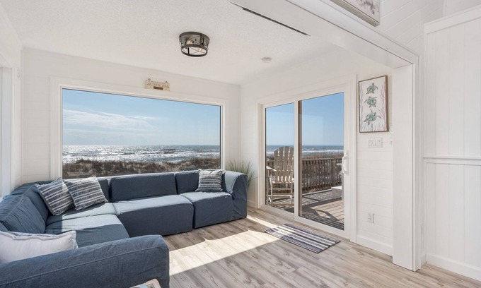 Hatteras Island House | Oceanfront charm, heated pool, hot tub, dog friendly, 4 bed 3.5 bath