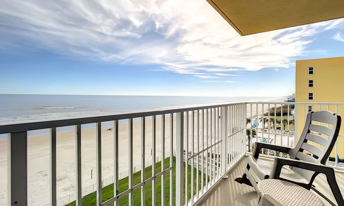New Smyrna Beach Condo | Oceanfront Condo - Pool - Beach - Fantastic Views