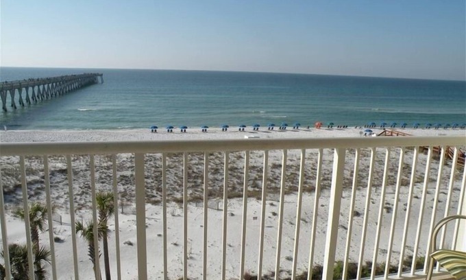 Navarre Beach Condo | Oceanfront Condo. Umbrella Service Included. Week of Sept 27 - Oct 4 available.