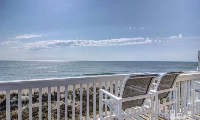 Kure Beach Condo | Oceanfront Condo with Fantastic Views
