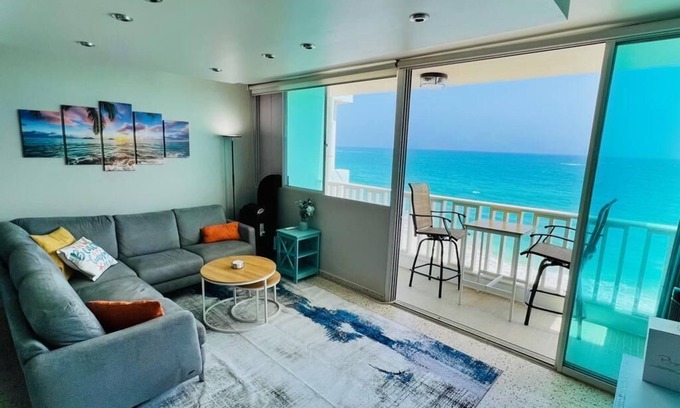 Condado Apartment | Oceanfront Oasis: Beachfront Gem and Ocean Vistas