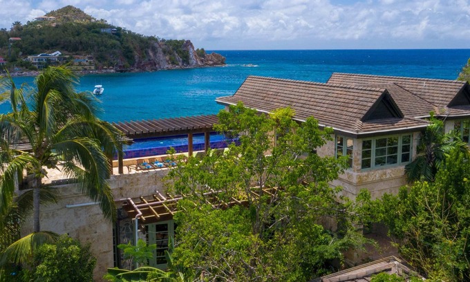 Estate Chocolate Hole and Great Cruz Bay House | Oceanfront Villa W/Pool & Stunning Bay Views!