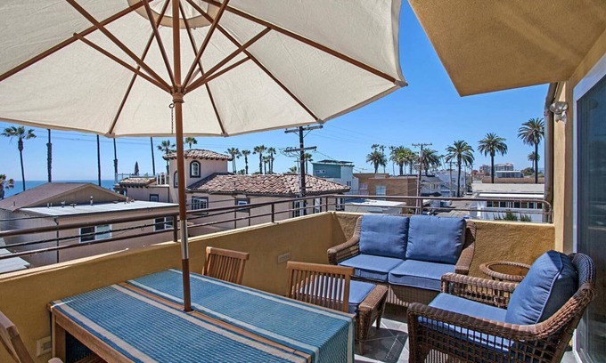 Townsite Condo | OCEANSIDE BEACH located by pier and marina! Ocean Views! Walk to Village!