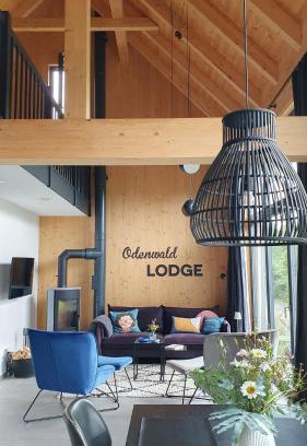 Reichelsheim House | Odenwald-Lodge mit Infrarotsauna und E-Ladestation "Haus Purpur"