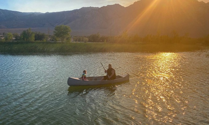 Olancha RV Rental | Olancha Lakeside Tent Site #5 Near Lone Pine