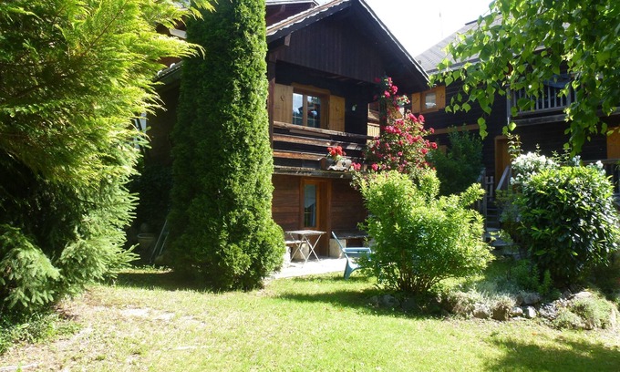 Le Grand-Bornand Ski Chalet | old ,small ,typical chalet in the center of a mountain village :Le Grand Bornand