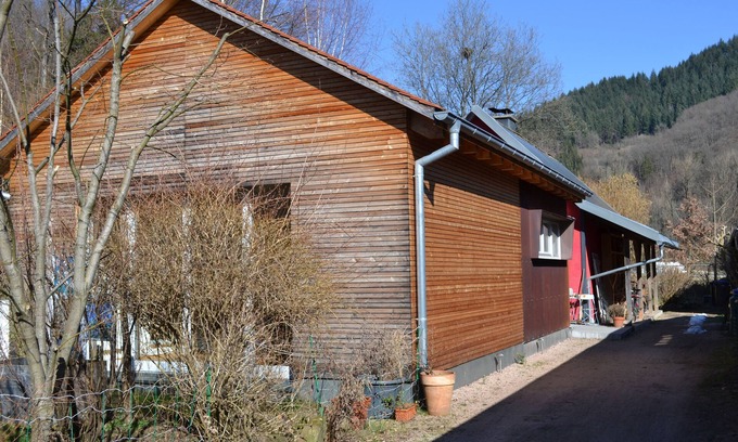 Hausen im Wiesental House | Old wash house in a listed residential complex with a modern extension