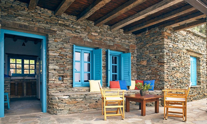 Batsi House | Olea Cottage - Breathtaking Sea Views, BBQ And Garden