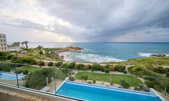 Paphos Apartment | Olymp Luxury Villa D - A Seaside Haven of Elegance