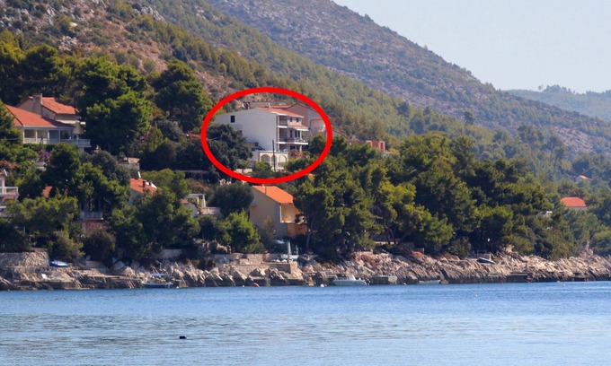 Prizba Apartment | One bedroom apartment near beach Prižba, Korčula (A-9255-a)