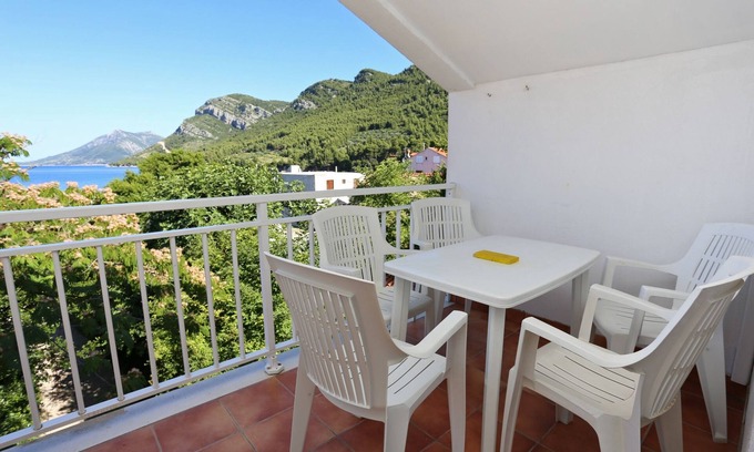 Zuljana Apartment | One bedroom apartment with terrace and sea view Žuljana, Pelješac (A-4576-a)