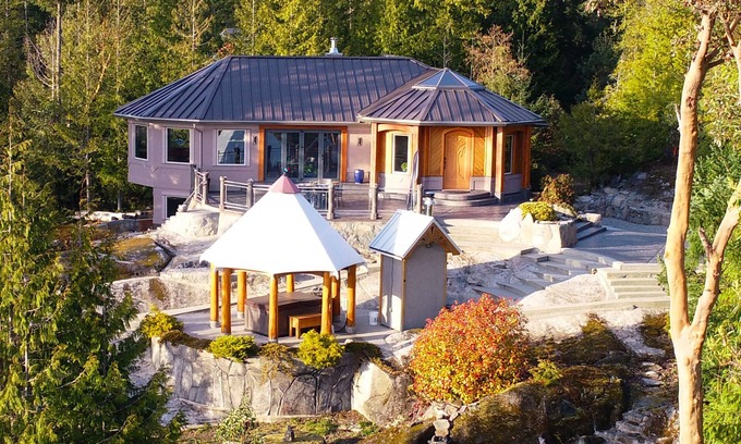 Halfmoon Bay House | One of a kind custom home with exceptional views overlooking Strait of Georgia