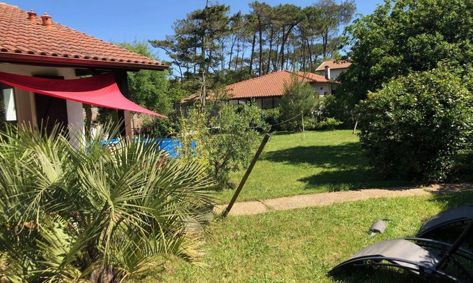 Labenne-Ocean House | One of a kind! Surf house next to beach/sea/forest. Large garden, 2 terraces. 5/6 pers.