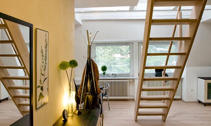 Heide Apartment | open-plan gallery apartment on the 1st and 2nd floor