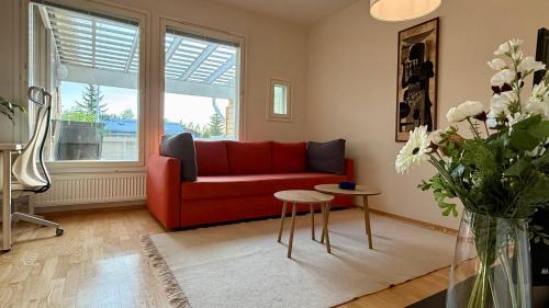 Oulu Apartment | Oulu Modern 2BR with Sauna, Patio and Parking, 10 min to Center