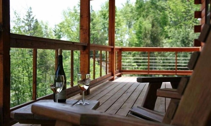 Town of Jerusalem Cabin | Overlook Cabin: E. Bluff Drive, Lake View, Hot Tub, Firepit, Central-AC, Private