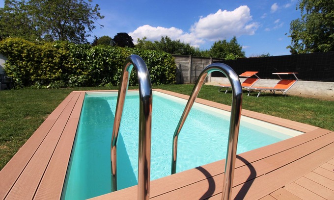 Vacciago House | Overlooking Lake Orta. Plenty of room, private garden with pool