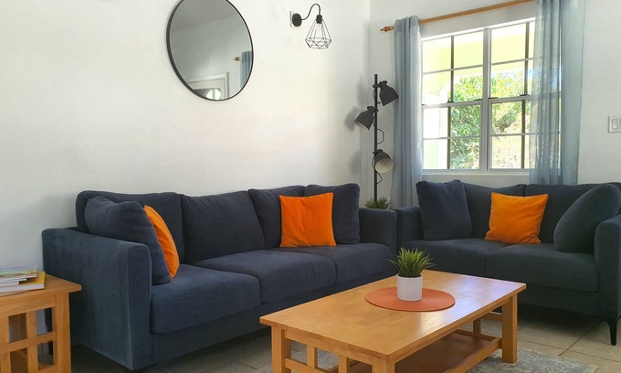 Fryes Beach Cottage | Palm Tree Cottage, with leisure pool, near the Beach