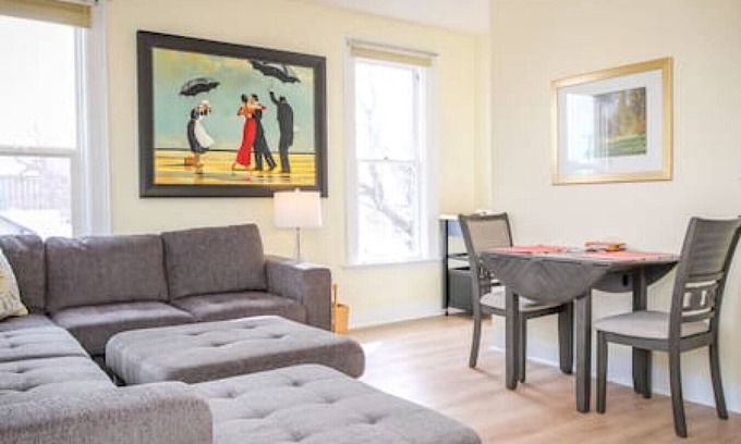 Baker City Apartment | Palmer House, Studio 2, Cozy Downtown Space, Sleeps 4!
