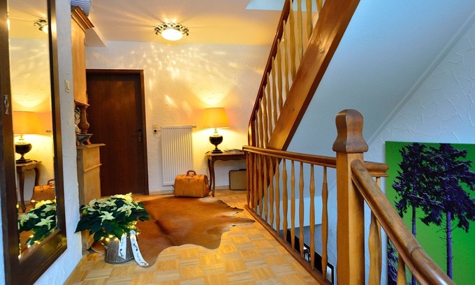 Hallwangen Apartment | Panorama double room with shower and WC, approx. 15sqm
