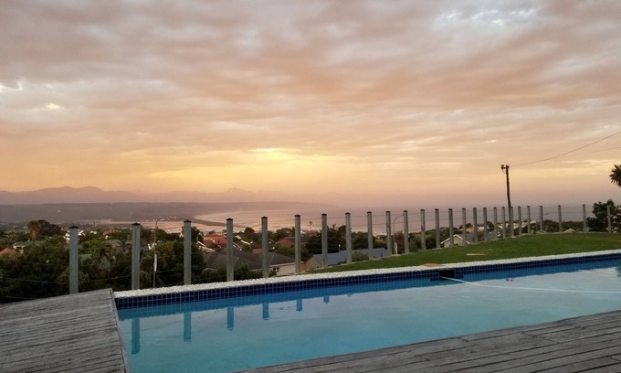 Plettenberg Bay House | Panoramic views across the lagoon, bay and mountain