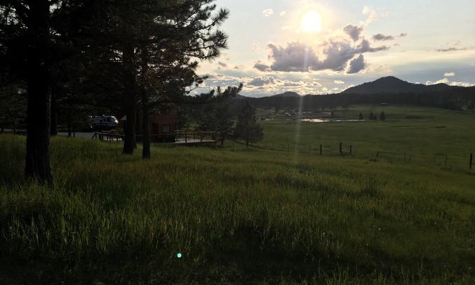 Custer RV Rental | Parking for a camper , motorhome, not for a huge size. Water can be connected