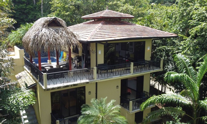 Dominicalito Villa | Peaceful Ocean View Villa - ocean and jungle views. walk to beach and waterfall