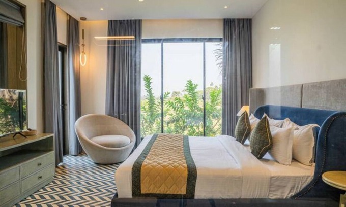 Nagoa Villa | Peacock Villa 5BR at Saligao with Private Pool