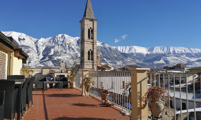Sulmona Apartment | Penthouse Duplex with a stunning views from Terrace and Balconies