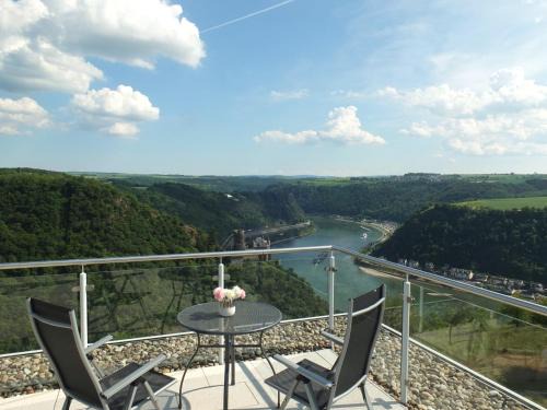 Sankt Goarshausen Apartment | Penthouse für 2 Personen mit Dachterrasse und Rheinblick