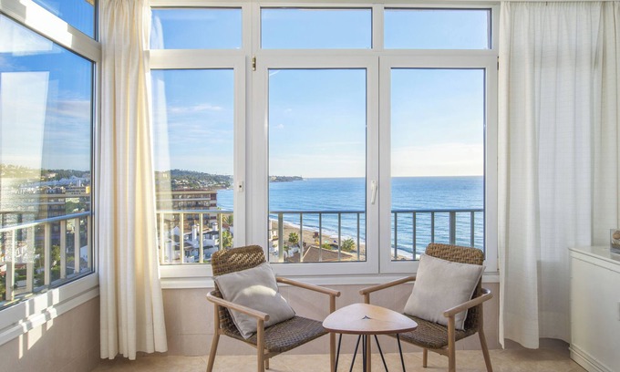La Cala de Mijas Apartment | "Penthouse studio with sea views" with Sea View and Pool