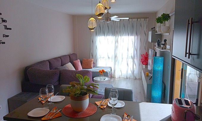 El Medano Apartment | Penthouse with beautiful views and jacuzzi in EL Medano (Pet Friendly)