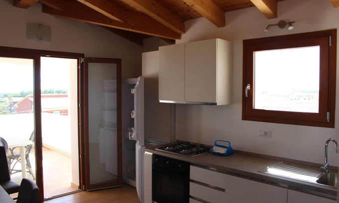 Budoni Apartment | Penthouse with sea view