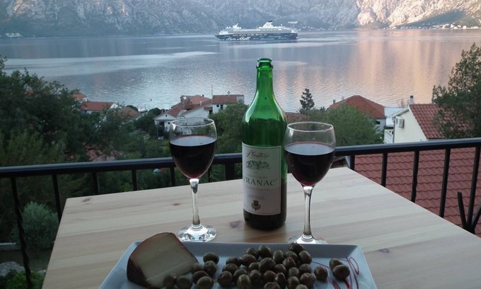 Prcanj Apartment | Penthouse with stunning views across Kotor Bay