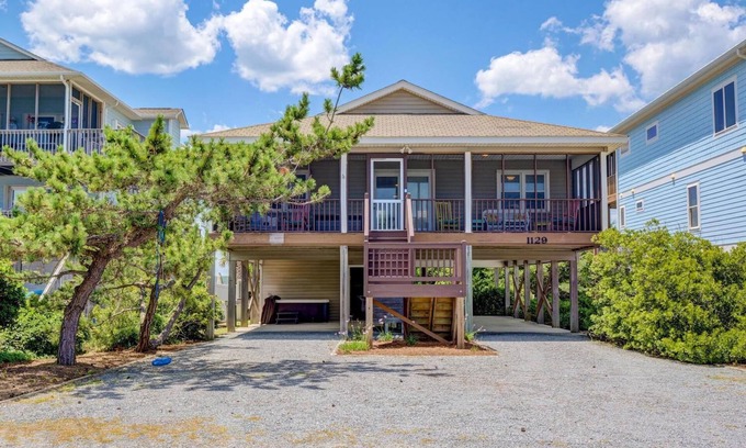 Surf City House | Perfect Beach Rental with private heated pool and close beach access. 🤩