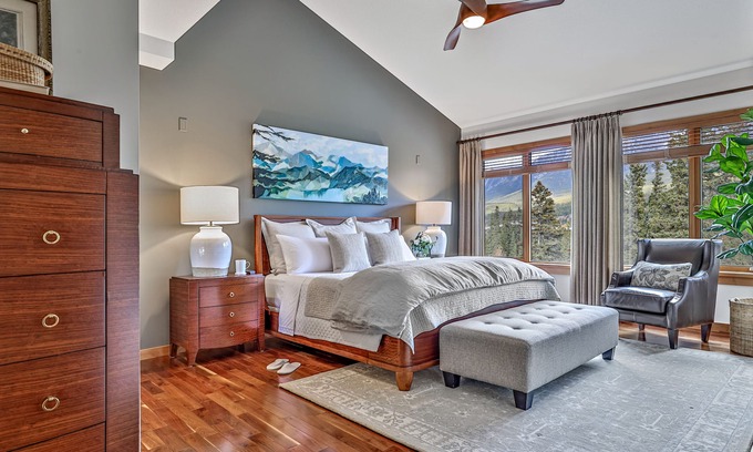 Canmore Condo | Perfect Creekside Penthouse| | Mountain Views | Hot Tub | Prime Location