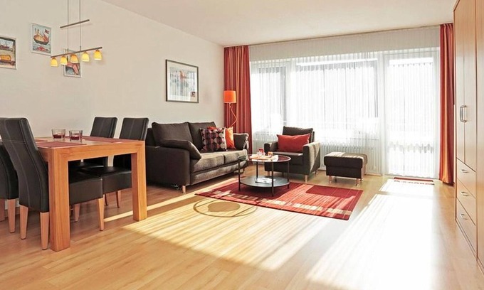 Borkum Apartment | Pet-free 1-room apartment with a sunny balcony on the island of Borkum - Holiday Residenz