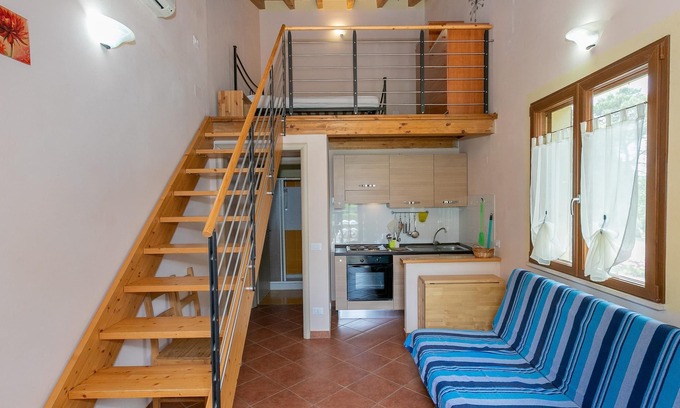 Bibbona Other | Pet-Friendly Apartment 'Sole 3' - Studio Mezzanine with Shared Pool & Wi-Fi