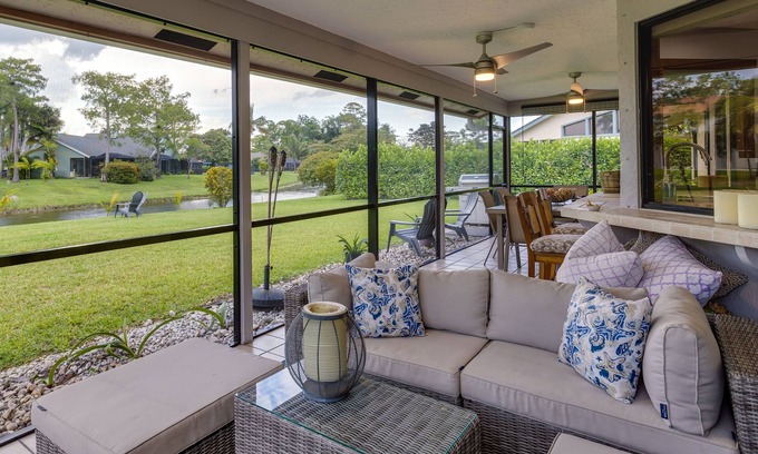 Wellington House | Pet-Friendly Wellington Vacation Rental on Canal!