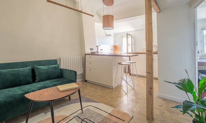 Mazarin Quarter Apartment | Petit Cocon avec Vue Dernier Étage - Mazarin 1833