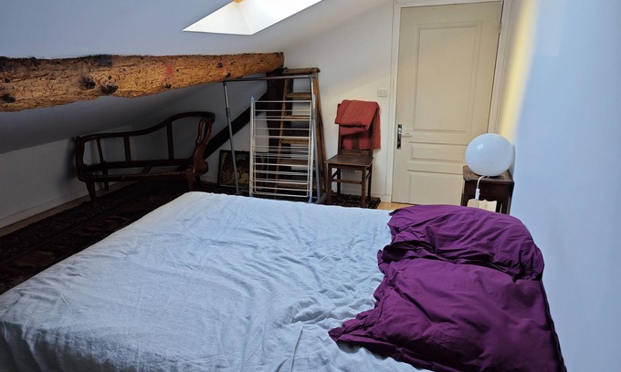 Charonne Apartment | Petit Duplex Mansardé sur une Cour Calme et Charmante