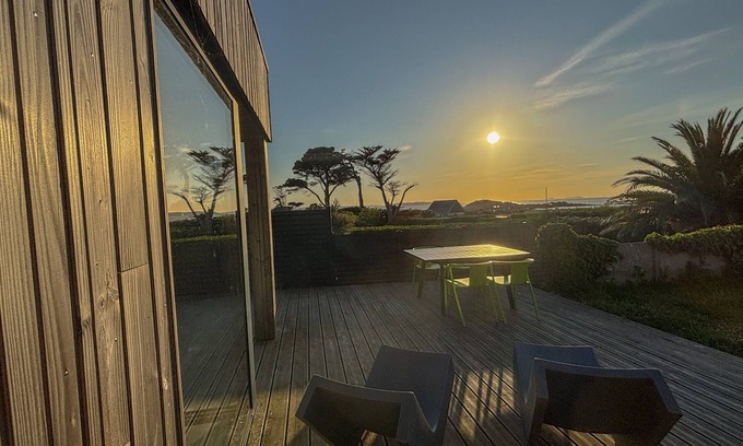 Penvenan Ski Chalet | Petite dune · Port Blanc Vue Mer 20 m Plage des Du