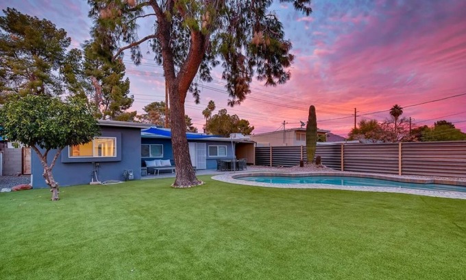 Camelback East House | Phoenix MId-Century Modern w/Pool and EV Charger!