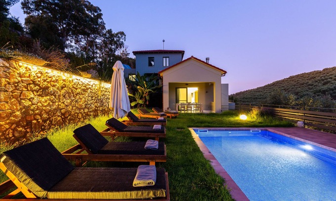 Agia Villa | Physis Villas | Villa Thalia Private Pool with Vineyard