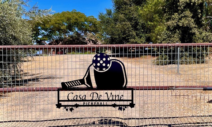 San Miguel House | Pickleball @ Casa De-Vine in Paso Robles Wine Country, 10 Acres, Vineyard Views