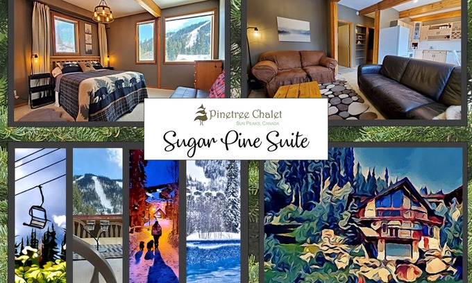 Sunburst Estates Ski Chalet | PINETREE CHALET: Sugar Pine Suite. Ask for a Quote! Longer stay = lower rates.